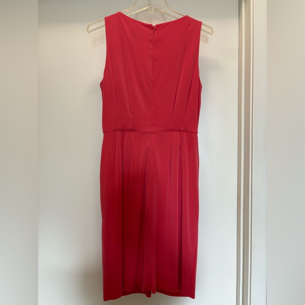 Coral cocktail dress by Suzi Chin for Maggy Boutique - Picture 2 of 2
